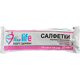 Салфетки стер.2-х сл№20,16x14 см, Life пл.32г 6498/8ШК67529