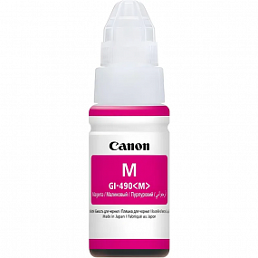 Чернила Canon GI-490M (0665C001) пурп. для G1400/2400/3400