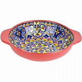 Салатник с ручками Arabesque (красный) 25х20,5х6см v=1200мл 6шт/уп