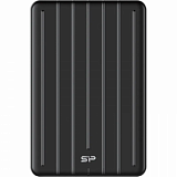 Портативный SSD Silicon Power Bolt B75 Pro 2Tb/Алюм/Черн (SP020TbPSD75PSCK)