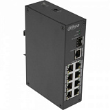 Коммутатор Dahua DH-PFS3110-8T 8x100Мбит/с 1x1Гбит/с(1000BASE-T/SFP) неупр