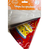 Колпачок Торт яркий 6шт/уп 6046323