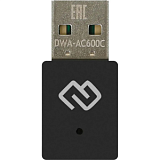 Сетевой адаптер Wi-Fi Digma DWA-AC600C AC600 USB 2.0 (ант.внутр.) 1ант