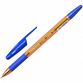 Ручка шариковая неавтомат. Erich Krause R-301AmberStick&G 0,7,син,манж