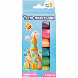 Набор для лепки детский 'Тесто-пластилин 6 цветов.Маршмеллоу цвета' TA1089V