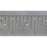 Гирлянда светодиодная Бахрома (Айсикл)4,0х0,6м 128LED ТЕПЛЫЙ БЕЛ.255-236