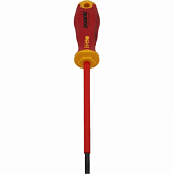 Отвертка диэлектрическая Ergonic плоская шлицевая 4,5X1,0X125 Felo 41304590