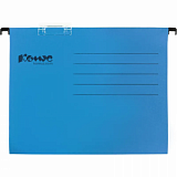Папка подвесная регистратура Комус синяя Foolscap, 25 шт