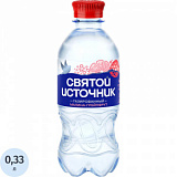 Вода питьевая Святой Источник газированная малина-грейпфрут 0,33л