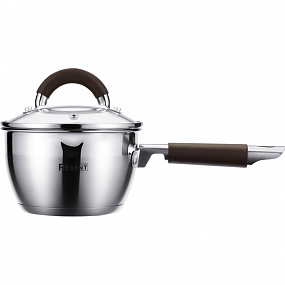 Ковш со стекл. крышкой 1,1л; 14x8,5 см Linea Truffle 67-0114
