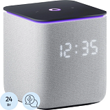 Умная колонка Яндекс Станция Миди с Алисой, с Zigbee, серый (YNDX-00054GRY)