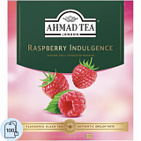 Чай Ahmad Tea Малиновое Лакомство, черный, пакетики в конвертах 100x1,5г/уп