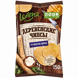 Чипсы картофельные Lorenz Деревенские со вкусом хрена 150г