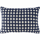 Наволочка Чехол на подушку,хлопок Polka dots темн-синего цв Essential,40x60