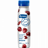 Йогурт питьевой Viola Clean Label с вишней 0,8% 260г