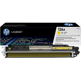 Картридж лазерный HP 126A CE312A жел. для LJ CP1025
