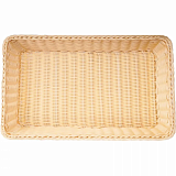 Корзина для хлеба прямоуг. 60х40 см. h=12 см. бежевая MGprof  75320
