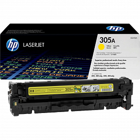 Картридж лазерный HP 305A CE412A жел. для CLJ M351/M451/M375