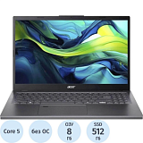Ноутбук Acer A15-51M-59VN(NX.KXTCD.001)Core 5-120U/8Gb/512Gb SSD/15.6/noOS