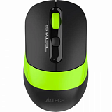 Мышь компьютерная A4Tech Fstyler FG10CS Air черный/зеленый 2000dpi/WLS USB