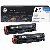 Картридж лазерный HP 304A CC530AD чер. для CLJ 2025/2320 (2шт/уп)