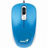 Мышь компьютерная Genius DX-110, USB,  1000 DPI,  синий