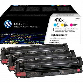 Картридж лазерный HP 410X CF252XM CMY для CLJ 377/477/452 (3шт/уп)