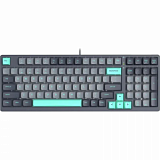 Клавиатура A4Tech Fstyler (FS300 PANDA ROCK)механич. чер/сер USB gamer LED