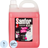 Средство для сантехники SANFOR WC гель Ультра сила, 5 л
