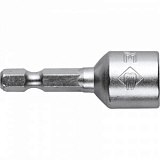 Бита с торцевой головкой ЗУБР магнит. 1/4'',Cr-V, 10х45мм,2шт.(26392-10-02)