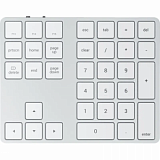 Клавиатура блок Satechi Aluminum Extended Keypad, беспроводной, серебряный