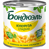 Кукуруза Консервация Бондюэль сладкая, 340г ж/б ключ