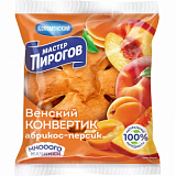 Слойка венский конвертик абрикос-персик 70 гр Мастер Пирогов Колом