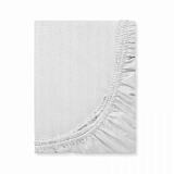 Простыня на резинке 200х200 см, страйп-дизайн, 105г/м2, Warm white 782107