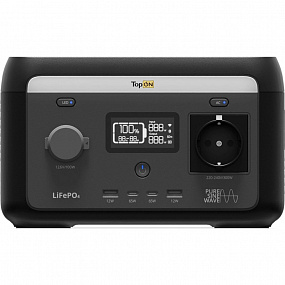 Внешний аккумулятор TopON Home TOP-H300 64000mAh 8A 4xUSB чер/сер(103760)
