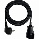 Удлинитель PROGIX PG118 1р/7м/1,5кВт/6А заземление, черный, ПВС 3х0.75