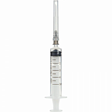 Шприц 3-комп. однораз. 5мл игла 22G (0,7x32) Clinical Program 100шт/уп