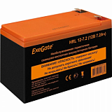 Батарея для ИБП ExeGate HRL 12-7.2 (12V 7.2Ah, 1227W, клеммы F2)