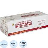 Лейкопластырь бакт. 7,2х1,9см тканевый телесный 1000 шт/уп