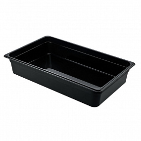 Гастроемкость Restola полипроп 1/1х4'' (100мм) 530х325 черная, 422100113