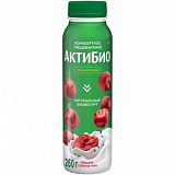 Йогурт питьевой АктиБио с вишней и семенами чиа 1,5% 260г