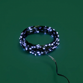 Гирлянда светодиодная Роса с контроллером 20м, 200LED, БЕЛЫЙ, IP20,303-265