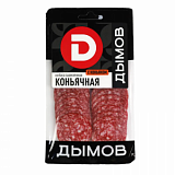 Колбаса Коньячная Дымов с/к нарезка 90 гр. шт.