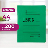 Скоросшиватель картон. мел  360 г/м.,зеленый