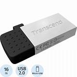 Флеш-память Transcend JetFlash 380, 16Gb, USB 2.0, micro USB, TS16GJF380S