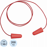 Беруши DELTA PLUS со шнурком 200 пар/уп CONICCO200JA/CONICCO2VRO200