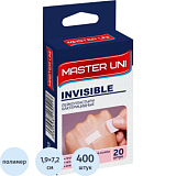 Лейкопластырь INVISIBLE Master Uni 20наб/уп (20 штук в наборе)