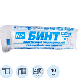 Бинт эластичный ср.раст., 10cм х 4м, Ньюфарм, груп.упак. 20шт/уп ШК34096