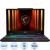 Ноутбук MSI B2RWEKG-236XRU(9S7-15Q342-236)Core5-210H/16Gb/1Tb/RTX/15.6/NoOS