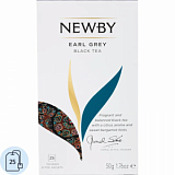 Чай Newby Эрл Грей черный 25 пакетиков